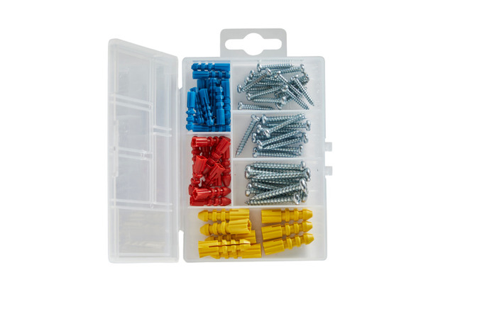 Skruvset m/plugg 66 delar